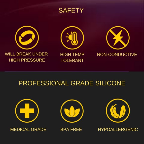 Silicone Wedding Ring - Dome Style Thin Com - Picture 3 of 3